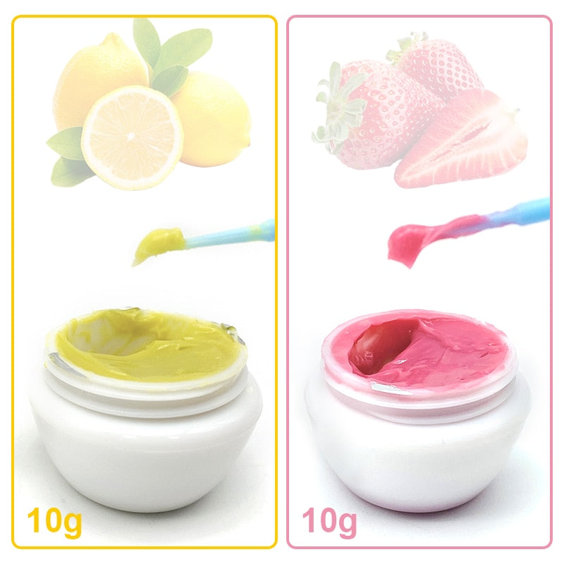 NATUHANA 10g/15g Grafting Eyelash Extension Glue Cream Remover Non-Irritating Plant Lashes Gel Remover Adhesive for Makeup Tools