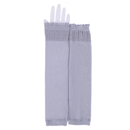 Islamic Muslim Sleeves Gloves Arm Cover Hijab Stretchy Fabric Arab Sleeves New Elastic Sun Protection Arm Warmer Middle East