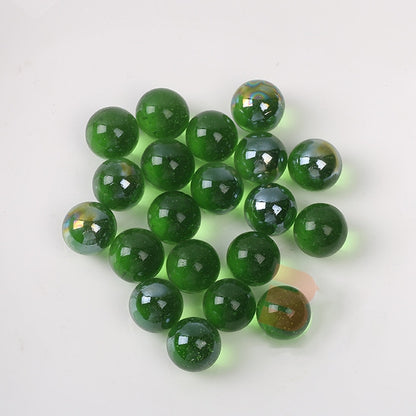 16mm Glass Marbles Balls Charms Clear Pinball Machine Home Decor for Fish Tank Vase Aquarium Toys for Kids Children 10PCS