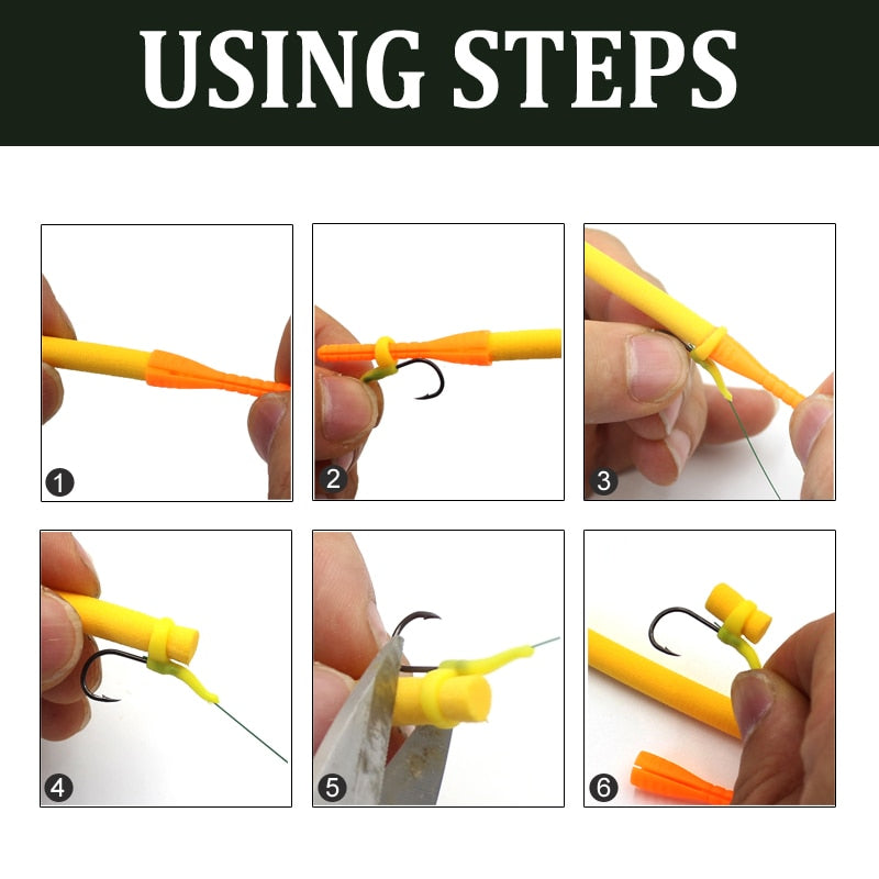 12PCS Carp Fishing Accessories for Zig Rig Zig Aligna Kit Foam Hook Line Aligners Tool Pop Up Fishing Terminal Tackle