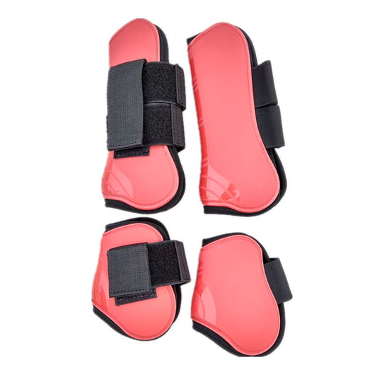 Horse Tendon Boots Polyurethane Blue Whit Red Black Shell  Neoprene Lining Jumping Protective Boot