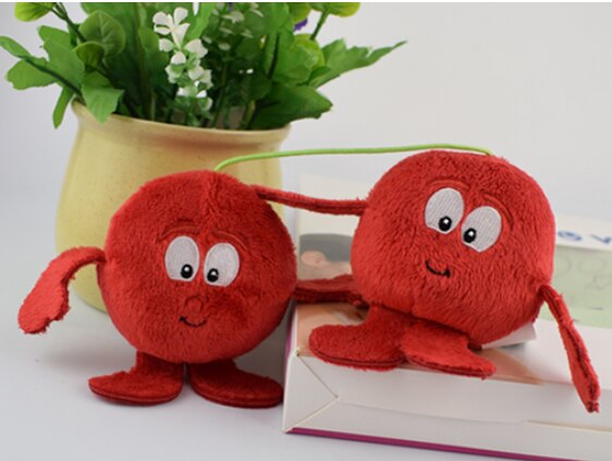New Fruits Vegetables Banana Pear Brcoccoli  Watermelon Bee Ladybird Lemon Mushroom Pineapple Starwberry 9" Soft Plush Doll Toy
