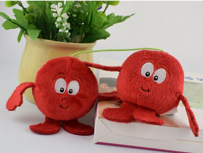 New Fruits Vegetables Banana Pear Brcoccoli  Watermelon Bee Ladybird Lemon Mushroom Pineapple Starwberry 9" Soft Plush Doll Toy