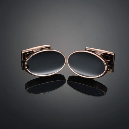Novelty Luxury Quality Copper Carbon Fibe/ Red Wood/Crystal Cufflinks Design for Mens French Suit Accessories Jewellery Gemelos