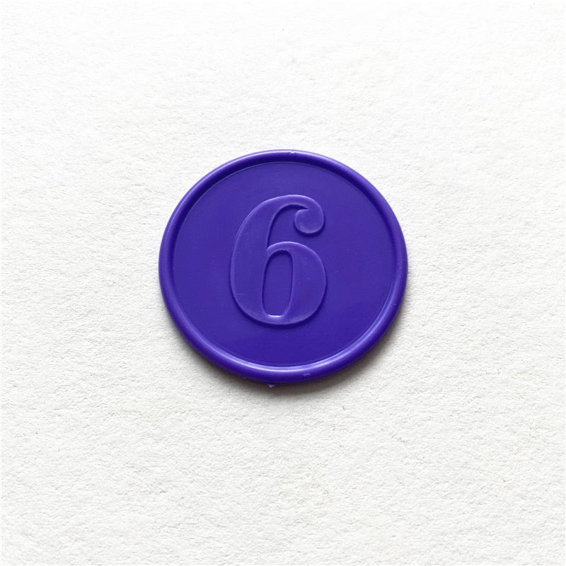 10pcs/Lots!Plastic Poker Chip for Gaming Tokens Plastic Coins Family Club Board Games Toy Creative for Children