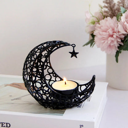 Eid Mubarak Candle Holder 2023 Ramadan Kareem Banner Ramadan Decoration for Home Islamic Muslim Party Decor Eid Al Adha