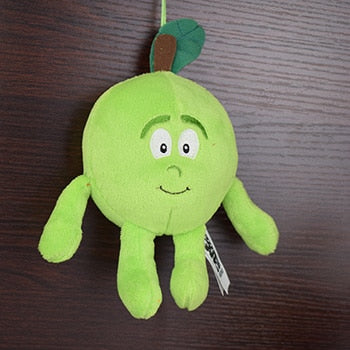 New Fruits Vegetables Banana Pear Brcoccoli  Watermelon Bee Ladybird Lemon Mushroom Pineapple Starwberry 9" Soft Plush Doll Toy