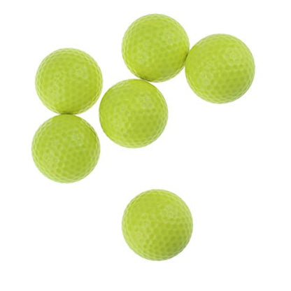 CRESTGOLF 6pcs/Pack Colorful Mini Golf Balls Two Piece Golf Practice Balls Training Golf Pelotas