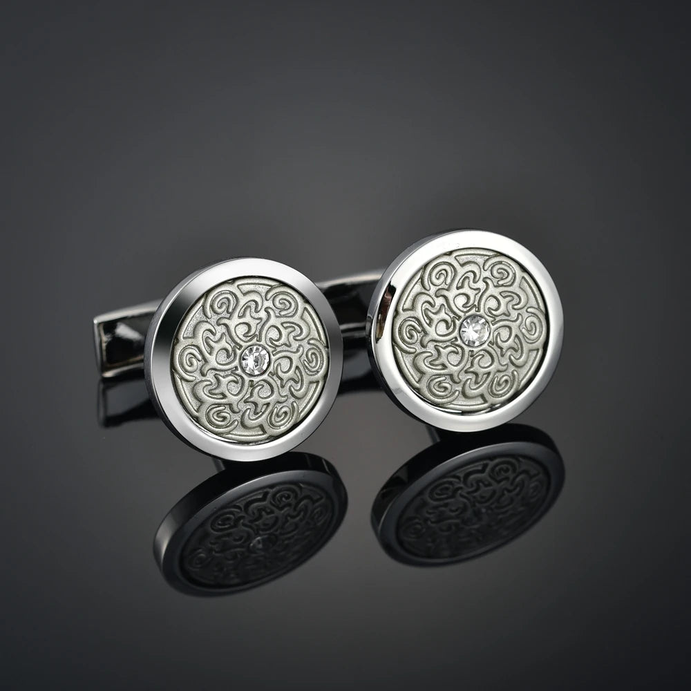 New Arrive Shirt Cufflinks Festival Christmas Cuff Links for Wedding Party Fashion Wooden/Knot/Dragon Men Sleeve Shirt Cufflinks