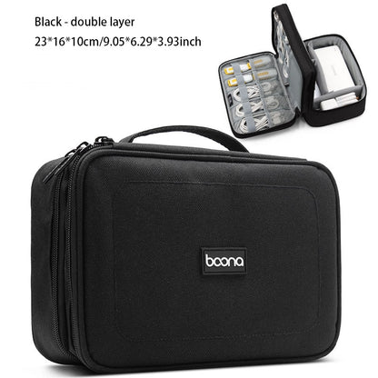 TUUTH Travel Digital Cable Storage Bag Mobile Power Organizer Bag Electronics Accessories Bag Case for Earphones