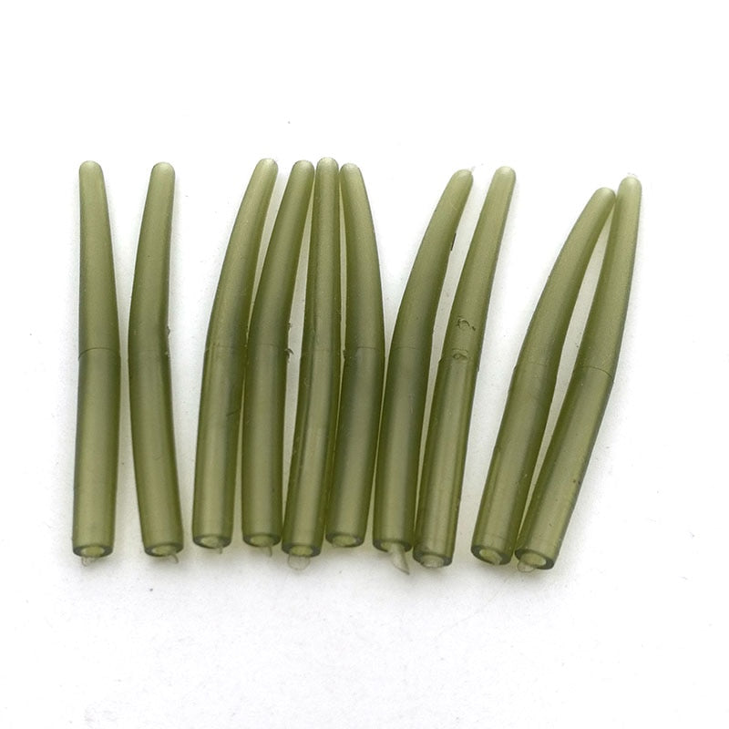 50Pcs/Set Carp Fishing Chod Rig Safety Sleeves Lead Clips Slide Heli Rigs Coarse Carp Fish Tackle Accessories