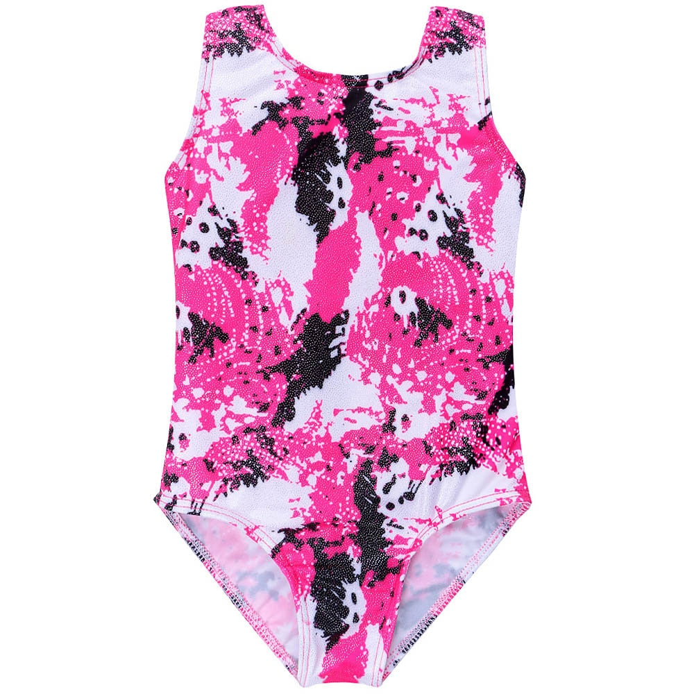 BAOHULU Sleeveless Girls Gymnastic Leotards Tank for 3-12y Kids Children Girl