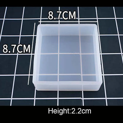 1PC Cube Cuboid Pendant DIY Necklace Jewelry Mold Pendants Crystal Scale Jewelry Resin Molds for Jewelry Making Tool