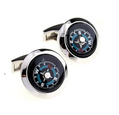 Cufflinks Retail Novelty Sail Design Blue White Color Sport Series Cufflinks for Men Cuff Links