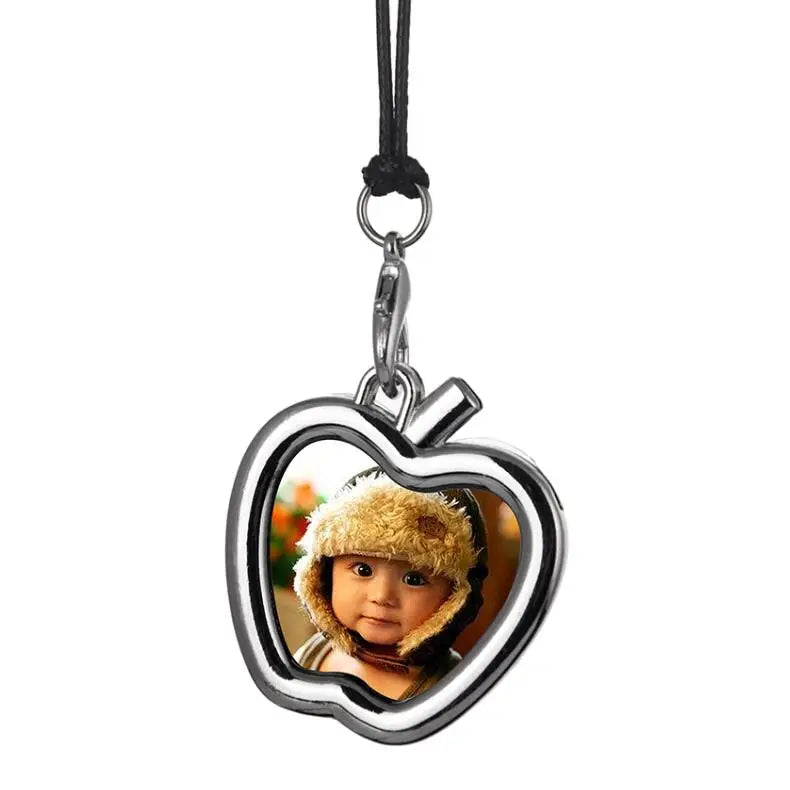 Creative Car Pendant Photo Frame Auto Ornaments Interior Rear View Mirror Decoration Love Family Girl Friends Photos Cars