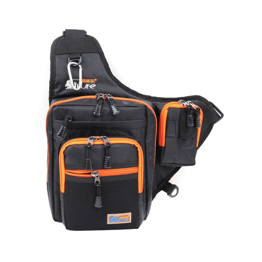 Ilure Waterproof Fishing Bag Multifunction Men Canvas Carp Fishing Reel Lure Bag 32*39*12CM Fishing Reel Lure Waist Tackle Bag