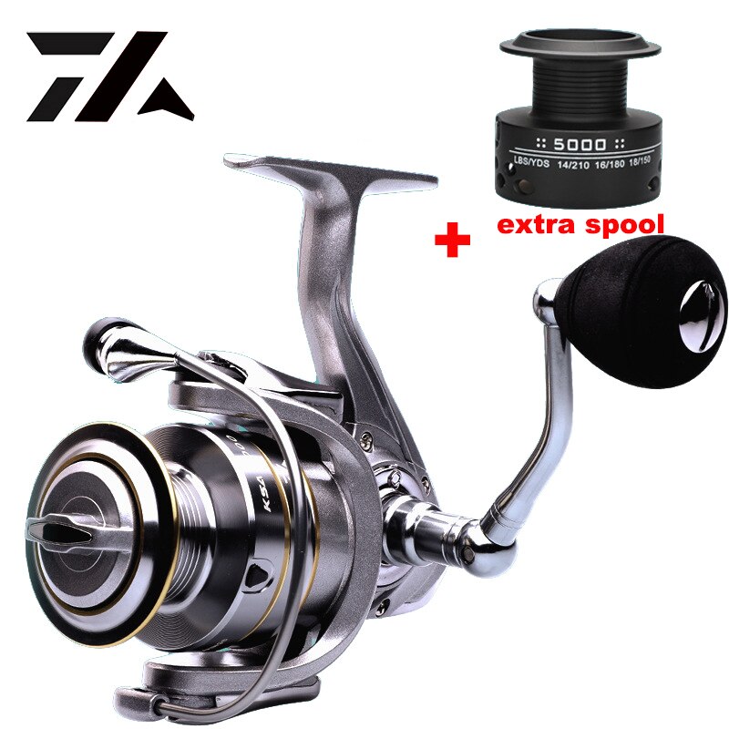 Fishing Reel Double Spool Spinning Reel High Speed Gear Ratio Spinning Reel Carp Fishing Reels Casting Reel for Saltwater