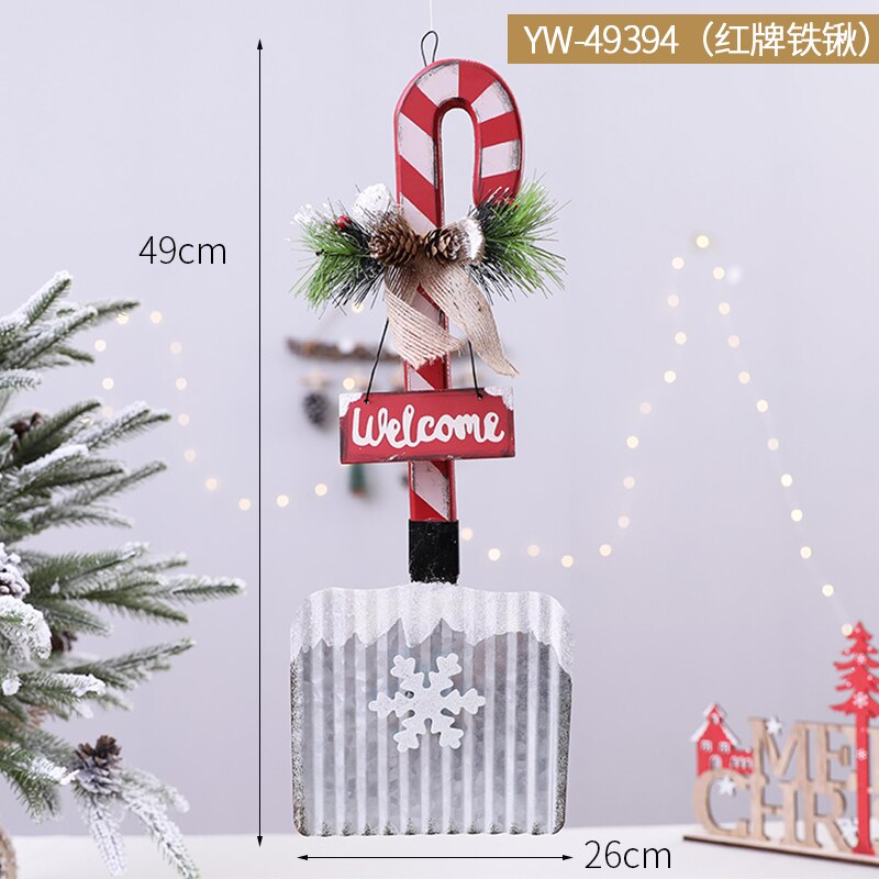 Christmas Decor Floor Letterbox Postbox Home Outdoor Wood Christmas Party Decora