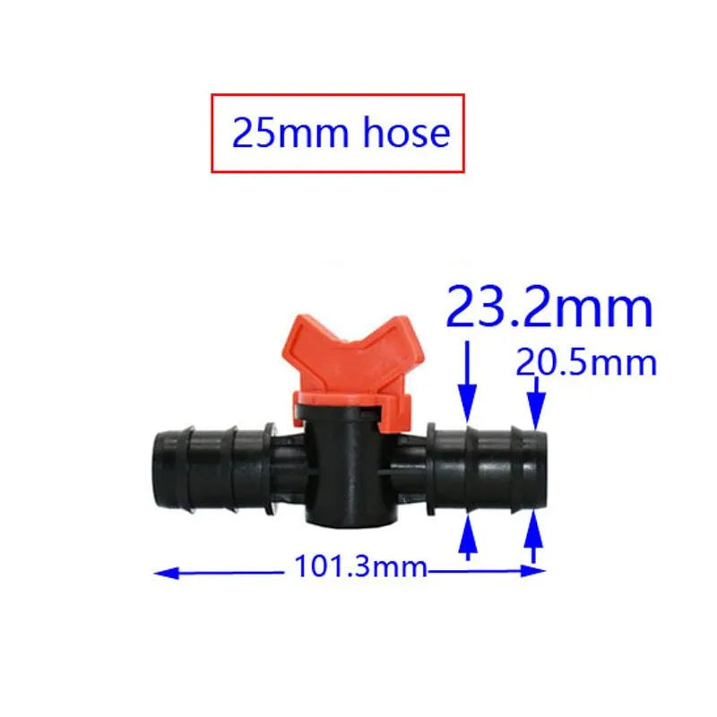 1/2 3/4 Garden Hose Tap DN15 DN20 Irrigation Water Valve 16mm 20mm 25mm Garden Hose Waterstop Connector Cranes 1pcs