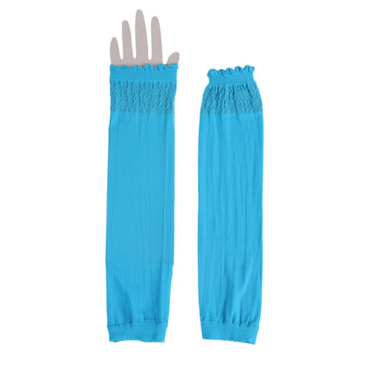 Islamic Muslim Sleeves Gloves Arm Cover Hijab Stretchy Fabric Arab Sleeves New Elastic Sun Protection Arm Warmer Middle East