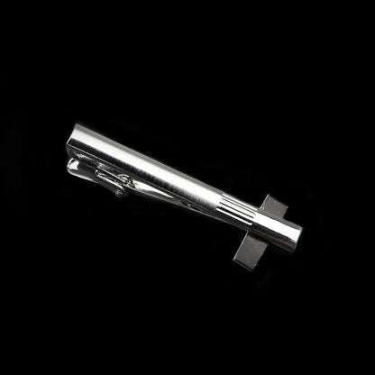 Men's Metal Tie Clip Bright Chrome Stainless Steel Jewelry  Necktie Clips Pin Clasp Clamp Wedding Charm Creative
