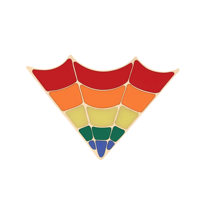 9 Style LGBT Design Rainbow Creative Heart Yeh Finger Pin Brooch Metal Pins Badge Denim Enamel Lapel Jewelry Women
