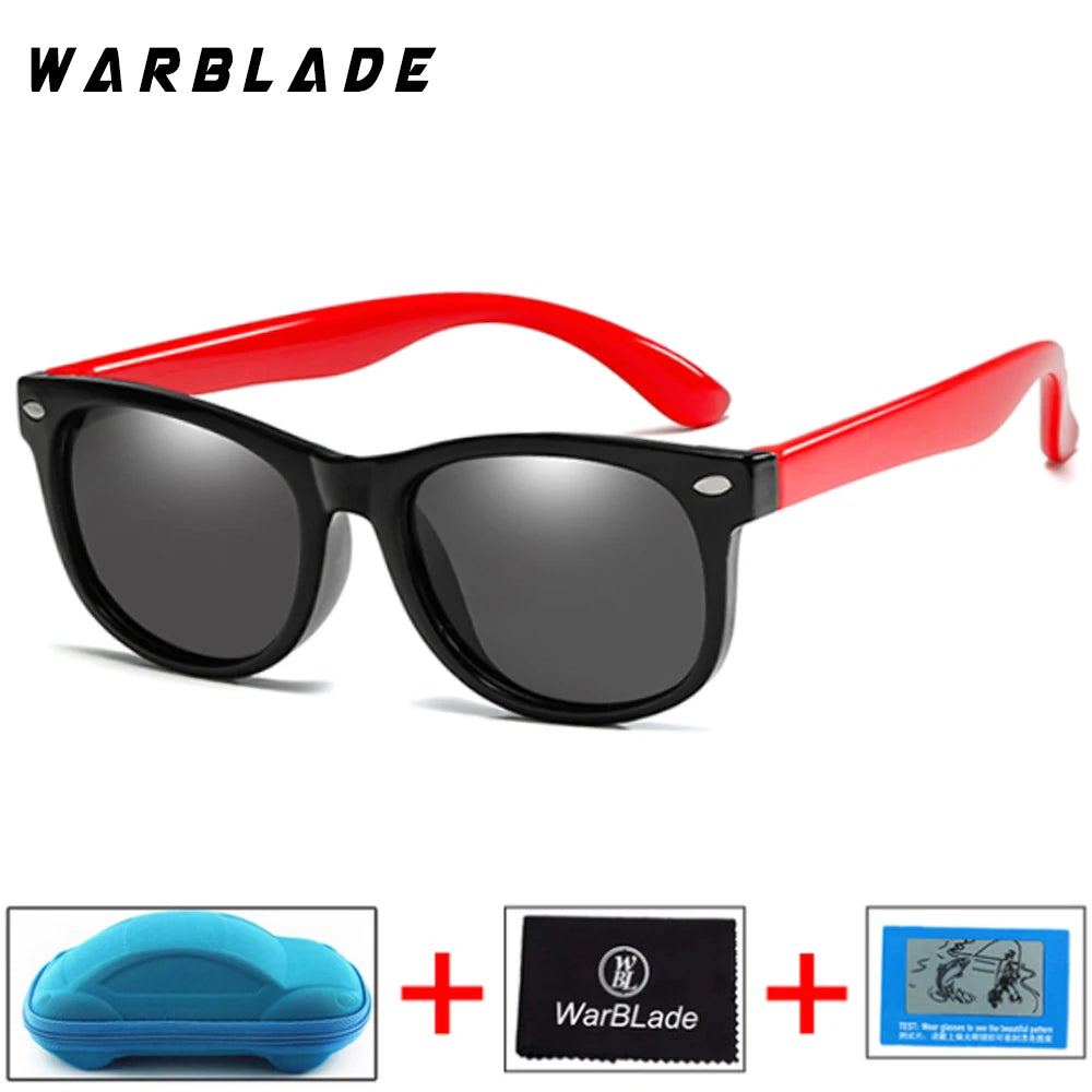 New Kids Polarized Sunglasses Children Boys Girl Sun Glasses Silicone Safety Glasses UV400 Eyewear Baby Shades Oculos With Boxes