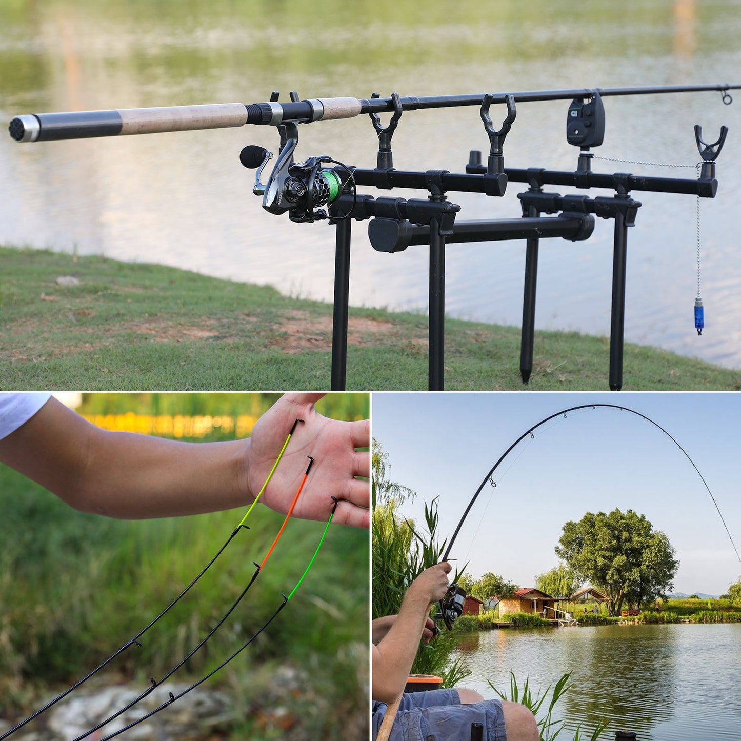Sougayilang Feeder Fishing Rod Telescopic Spinning/6 Sections Travel Rod 3.0 3.3 3.6m Pesca Carp Feeder 60-180g Pole Fish Tackle