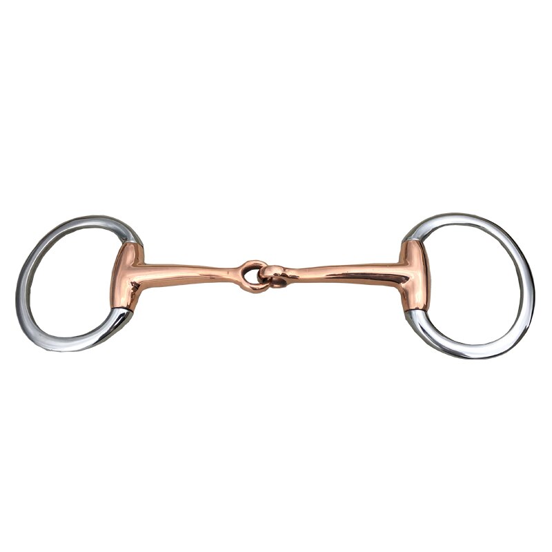 Stainless Steel Eggbutt Bit Horse Product Copper Jointed Mouth