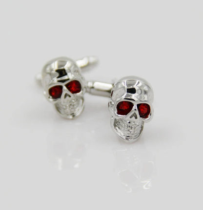 Skull Cufflinks 28 Vintage Skeleton Designs Men's Designer Cuff Links