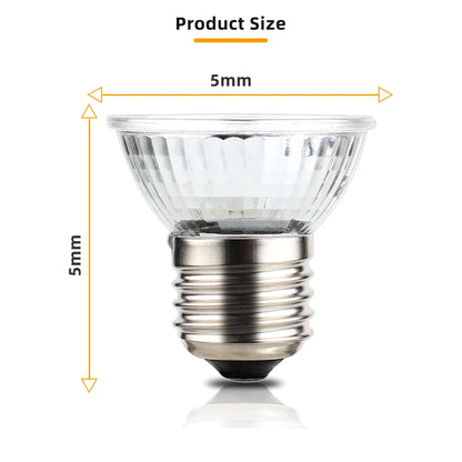 25/50/75w UVA+UVB 3.0 Reptile Lamp Turtle Heating Lamp Mini Pet Heat Bulb Amphibians Lizards Temperature Controller UV Light