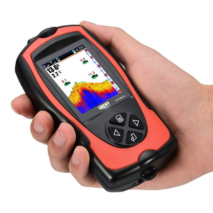 LUCKY FF1108-1CLA Portable Echo Sounder for Ice Fishing Depth Sonar Sounder Alarm Waterproof  Sonar Fish