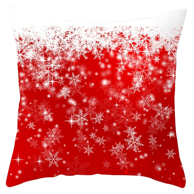 45x45cm Santa Claus Christmas Pillowcase Merry Christmas Decor for Home Christmas Ornament Xmas