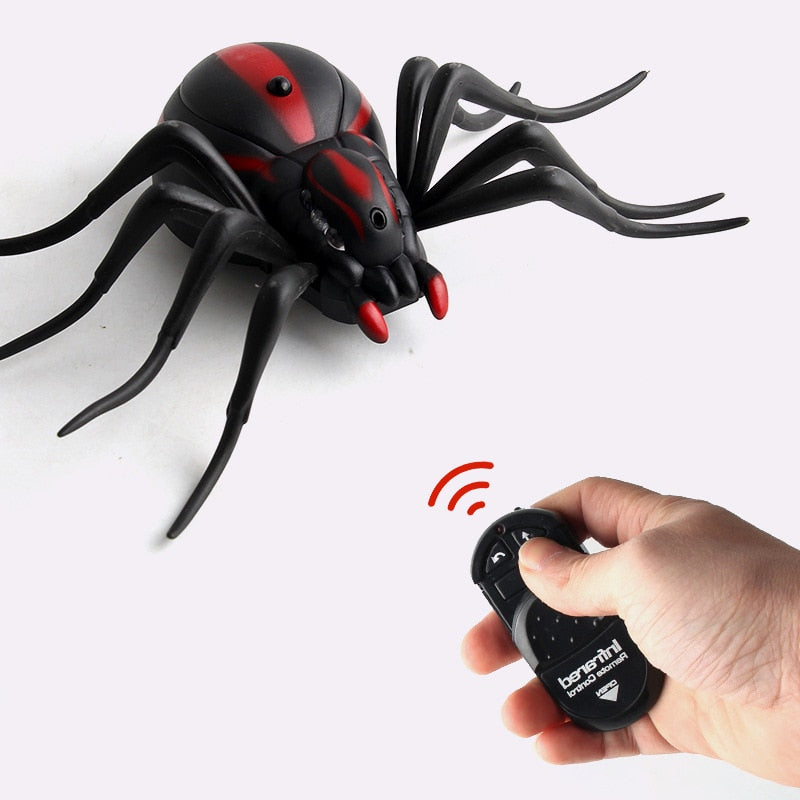 Infrared RC Remote Control Animal Insect Toy Smart Cockroach Spider Ant Insect Scary Trick Halloween Toy Christmas Kids
