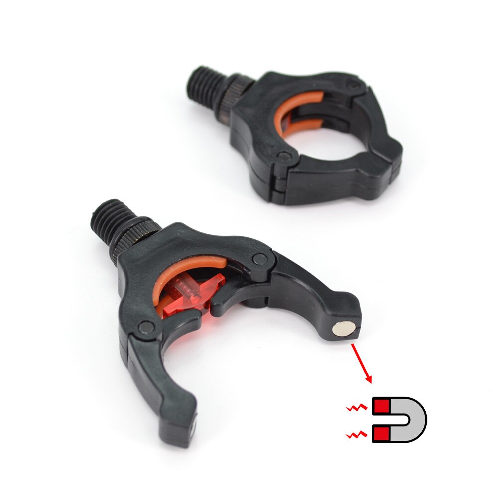 Hirisi Carp Fishing Rod Rest Head Gripper for Rod Pod Holder With Magic Magnet Clips Keep Fishing Rod