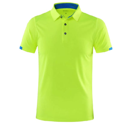 2020 New Men Golf Shirts Outdoor Sportswear Short Sleeve Women Golf Polos Shirt
