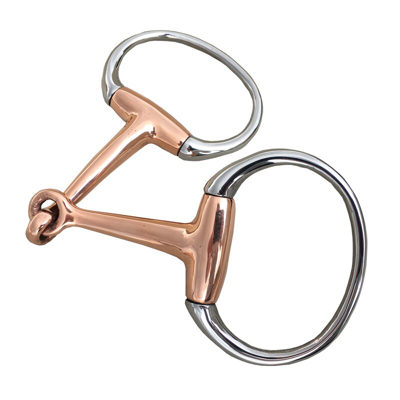 Stainless Steel Eggbutt Bit Horse Product Copper Jointed Mouth