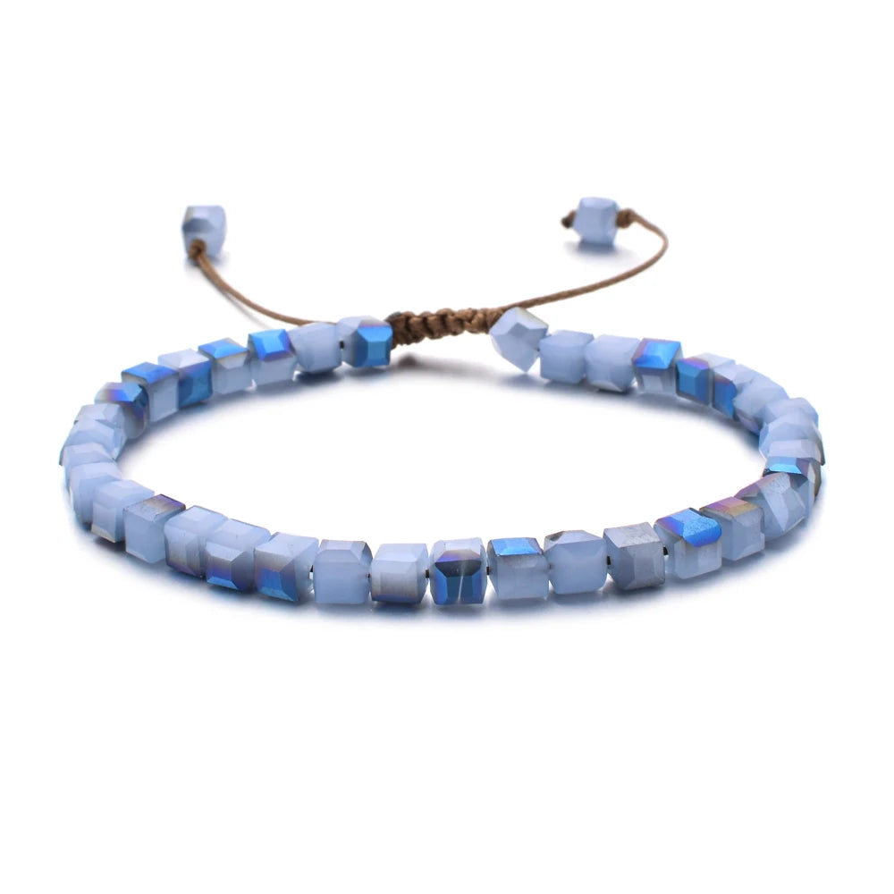 ZMZY Woman Bracelet Wristband Glass Crystal Bracelets Jewelry Accessories Handmade Wristlet Trinket
