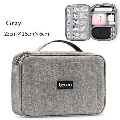 TUUTH Travel Digital Cable Storage Bag Mobile Power Organizer Bag Electronics Accessories Bag Case for Earphones