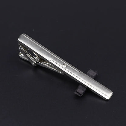 Men's Metal Tie Clip Bright Chrome Stainless Steel Jewelry  Necktie Clips Pin Clasp Clamp Wedding Charm Creative
