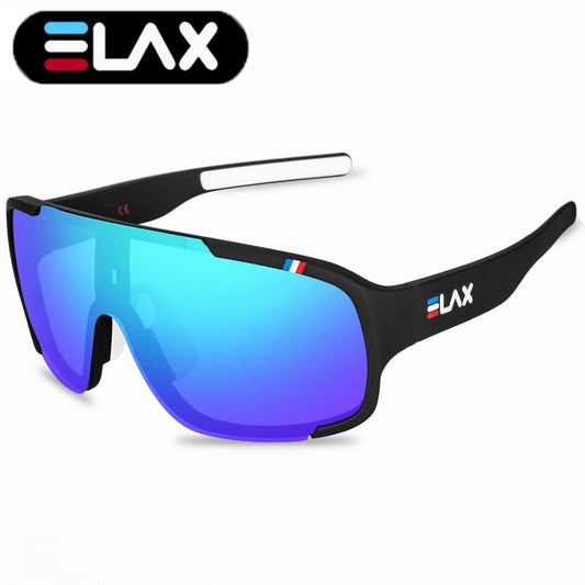 ELAX BRAND 2019 NEW Outdoor Sport Cycling Glasses Men Women UV400 Mtb Bicycle Cycling Sunglasses Mountain Bike Eyewear