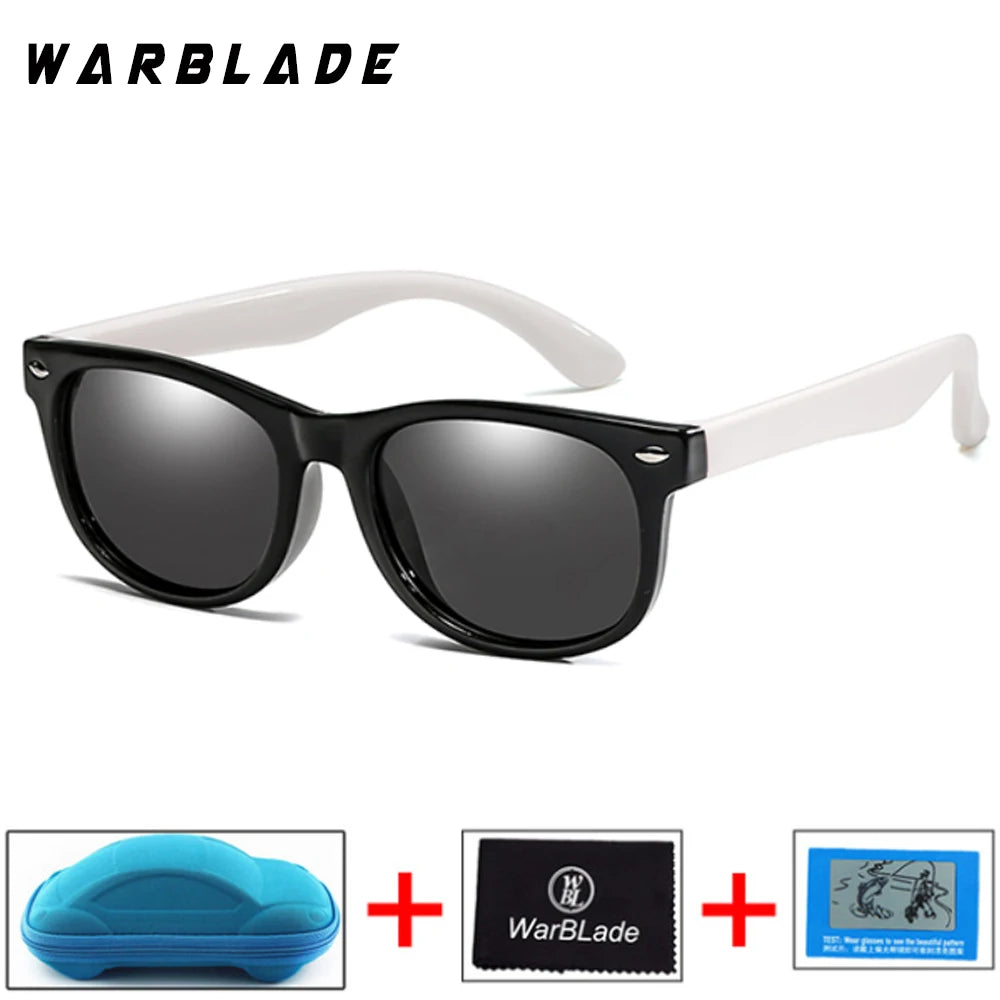 New Kids Polarized Sunglasses Children Boys Girl Sun Glasses Silicone Safety Glasses UV400 Eyewear Baby Shades Oculos With Boxes