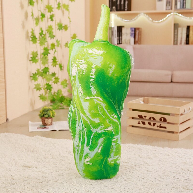 Babiqu Simulation Vegetables Shape Plush Toys Stuffed Pillow Cushion Plush Toys Nap Pillow Broccoli for Kid's Christmas