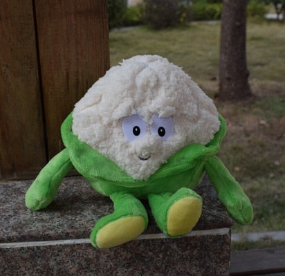 New Fruits Vegetables Banana Pear Brcoccoli  Watermelon Bee Ladybird Lemon Mushroom Pineapple Starwberry 9" Soft Plush Doll Toy