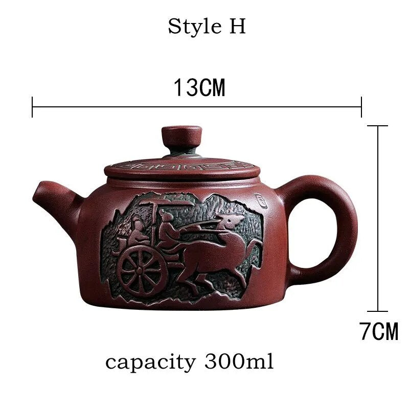 Yixing Raw Ore Household Teapot Handmade Large Capacity Tea Making Device Cerami