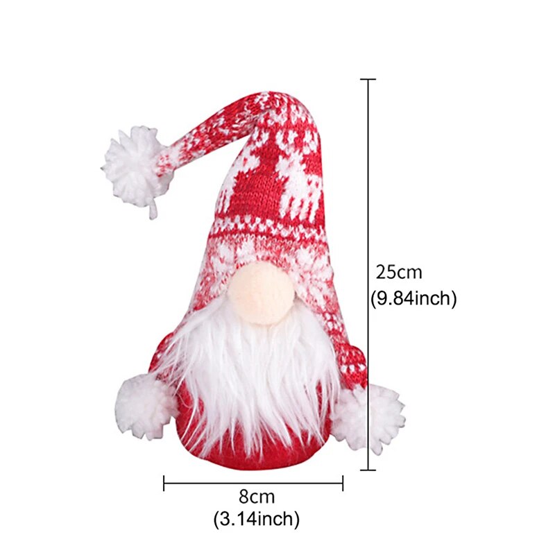 Christmas Gnomes Elf Doll Christmas Home Decoration Christmas Tree Decoration Natal Navidad Plush Toys Happy New Year 2023