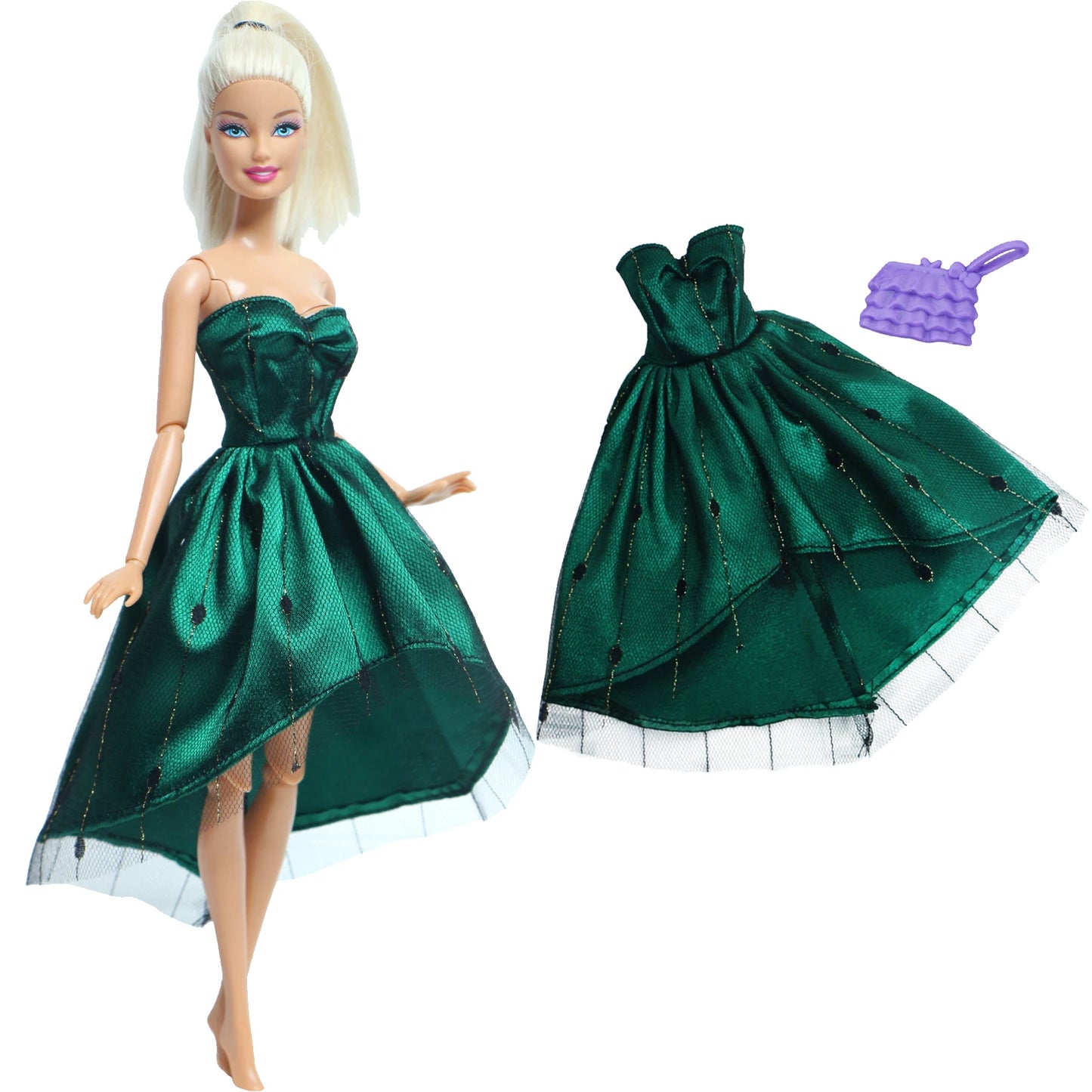 1x Doll Clothes Fashion Dress Daily Wear Skirt Party Gown Blouse Pants Clothes for Barbie Doll Accessories Lovely Girl Baby Toys