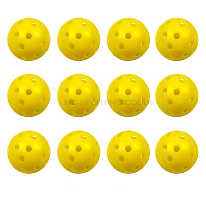 12pcs/Lot Indoor Golf Ball Golf Practice Balls Golf Light Ball Have Hole Golf Training Aids 7 Colors to Choose Drop Shipping New