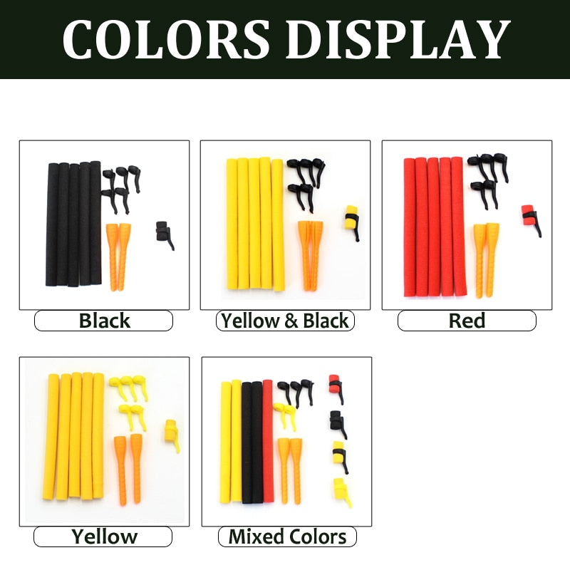 12PCS Carp Fishing Accessories for Zig Rig Zig Aligna Kit Foam Hook Line Aligners Tool Pop Up Fishing Terminal Tackle
