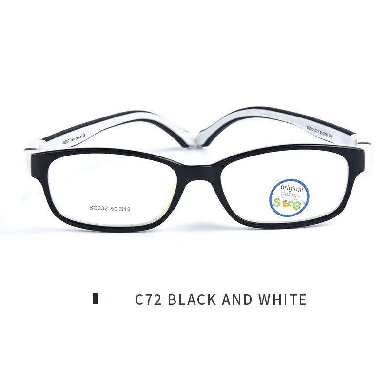 SECG Ultralight Flexible Soft Kids Frame Children Optical Spectacle Frame Glasses for Sight Eyeglass Lunettes De Vue Enfant
